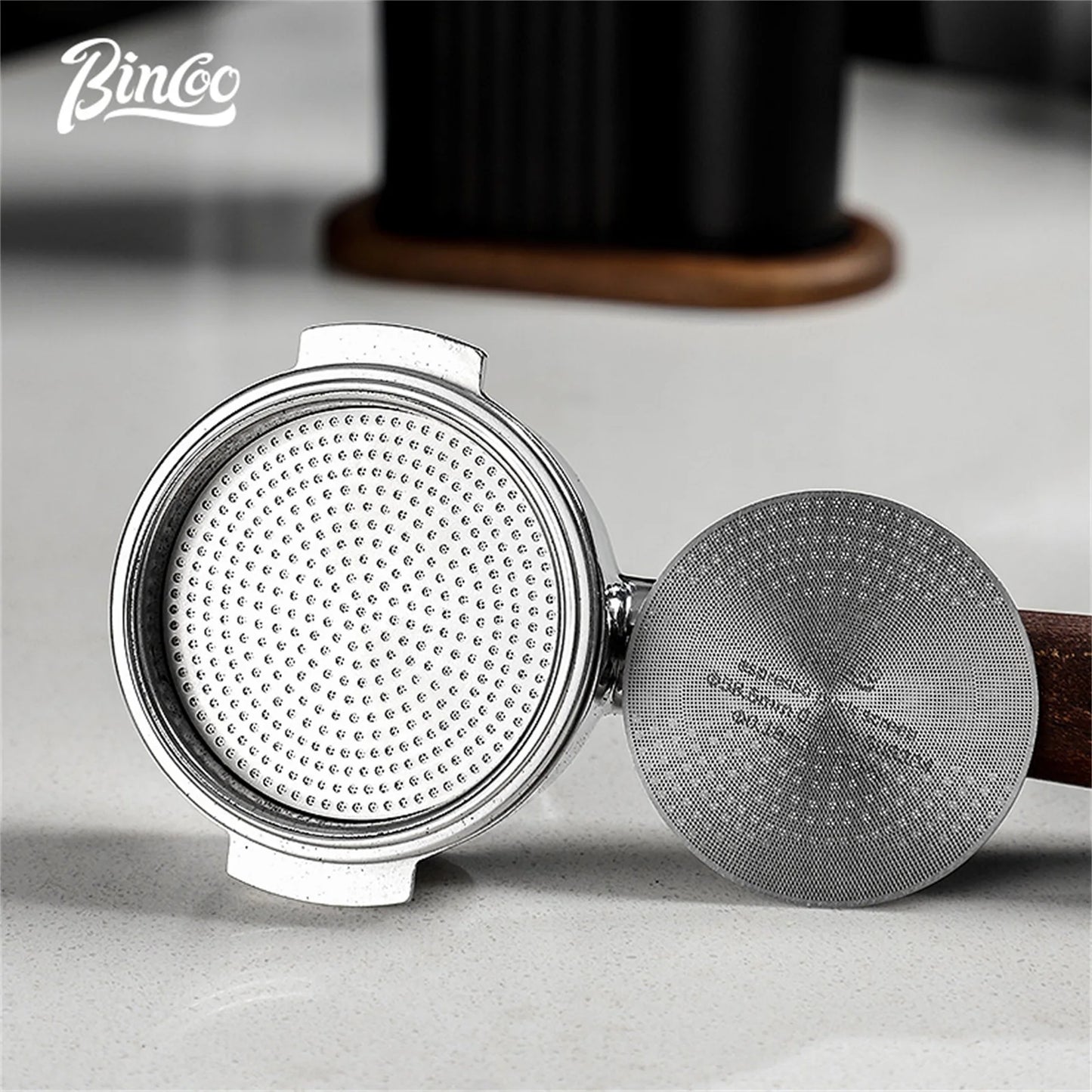 Stainless Steel Coffee Extraction Filter 51/53.25/58mm – Just Coffee Barista Handle Plate