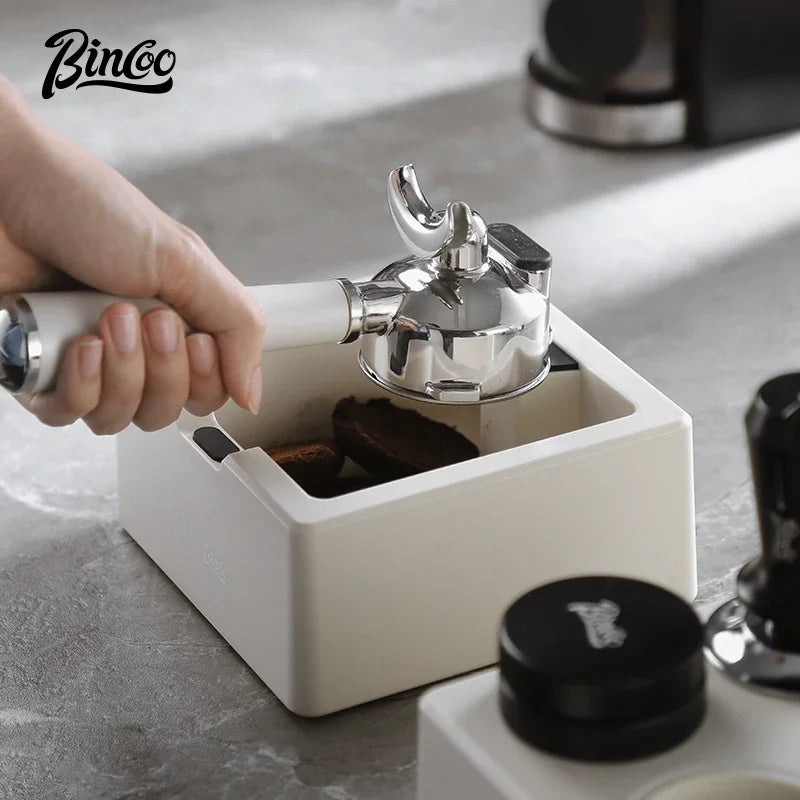 Square Coffee Knock Box – Just Coffee Barista Waste Drum