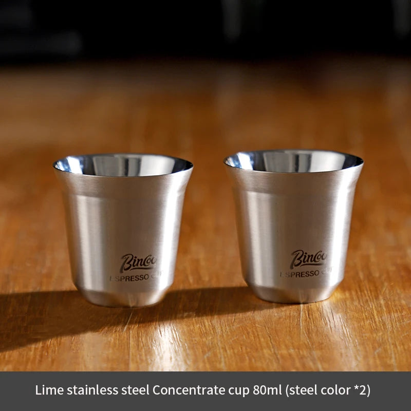 Espresso Double Wall Measuring Cup – Just Coffee Stainless Steel Edition
