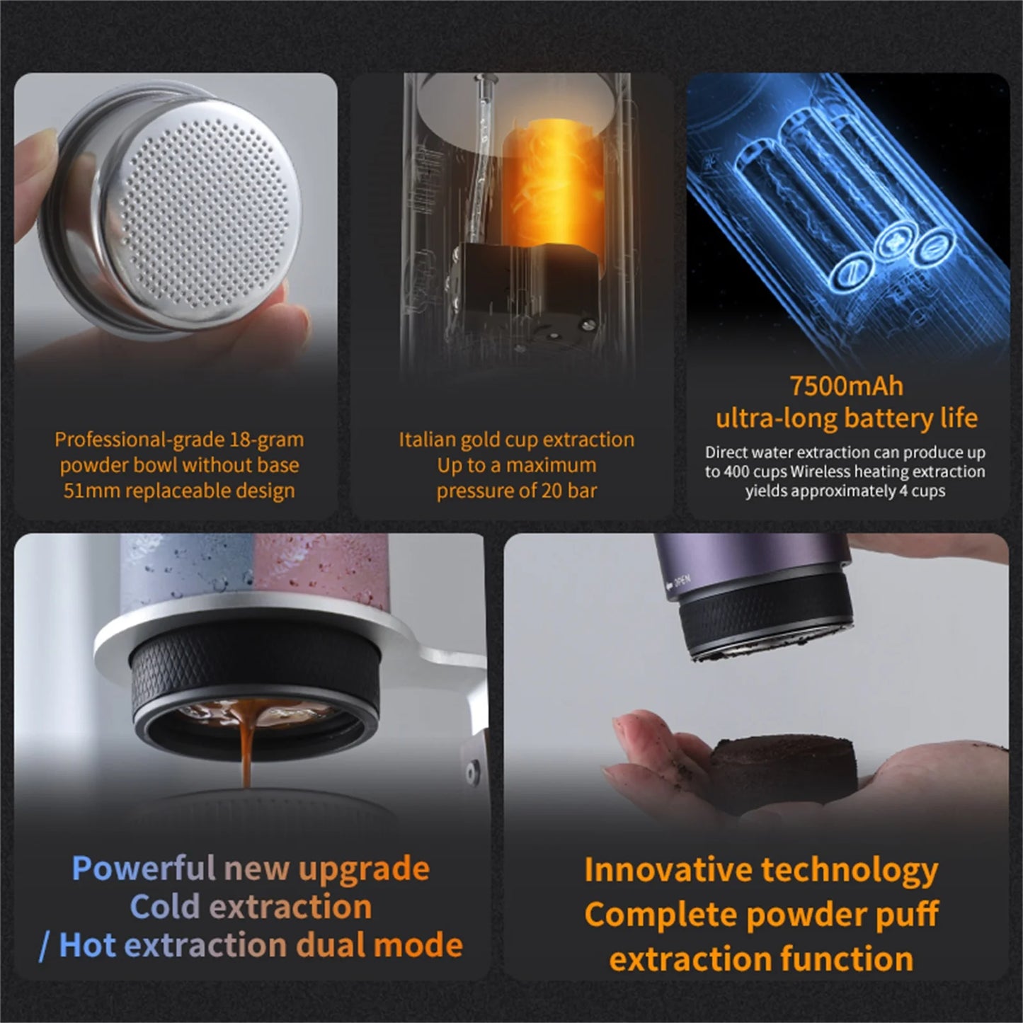 Portable Espresso Machine – Just Coffee H1Pro Travel Edition