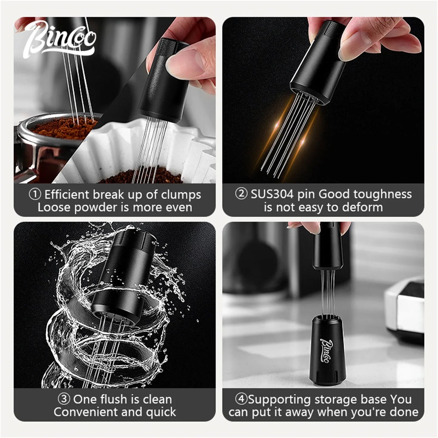 Coffee Distributor & Leveler – Just Coffee Anti-Spill Edition