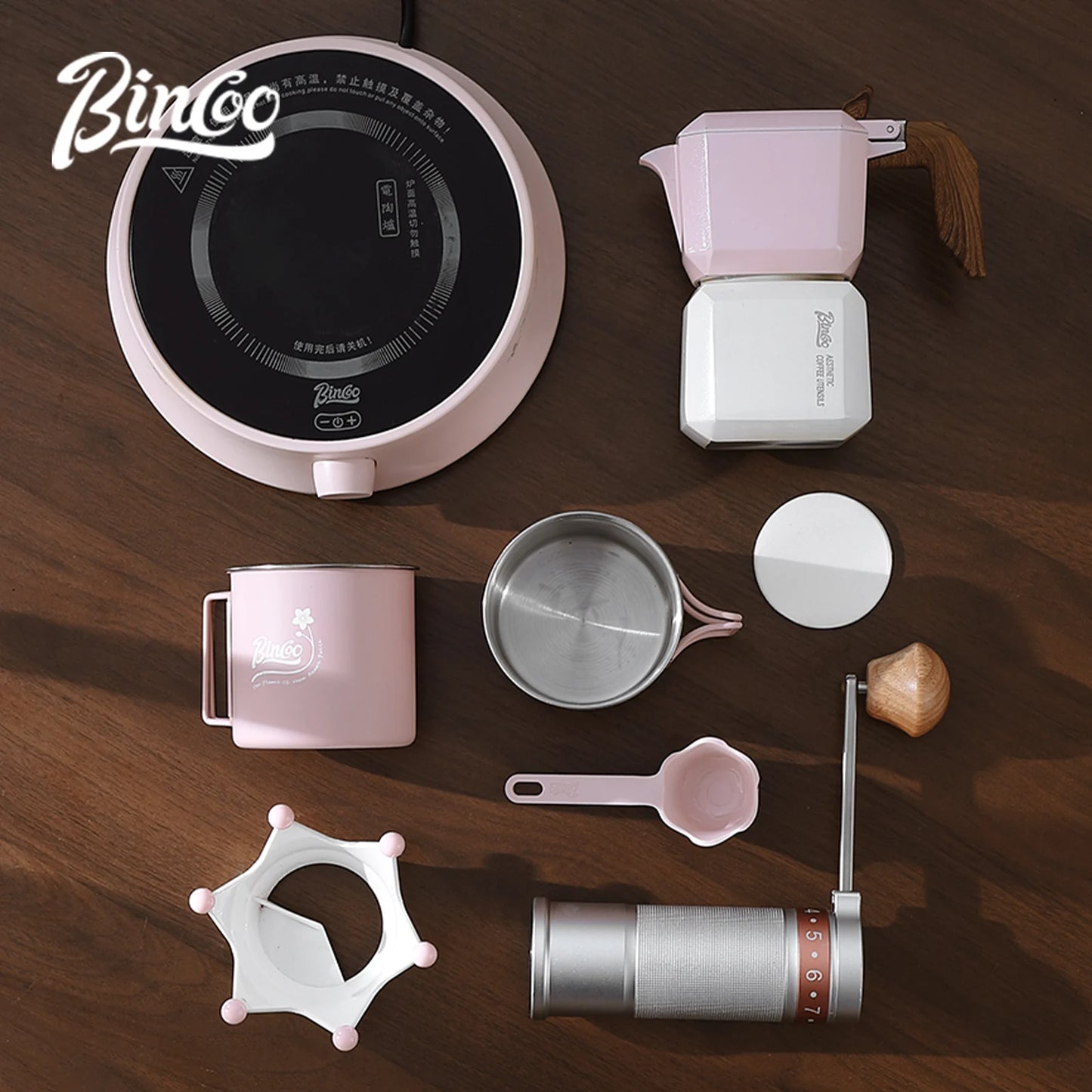Dual Valve Moka Pot – Just Coffee Square Espresso Maker 220V