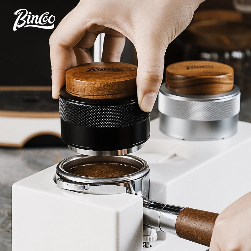 2-in-1 Constant Force Coffee Tamper 51/58mm – Just Coffee Elastic Press