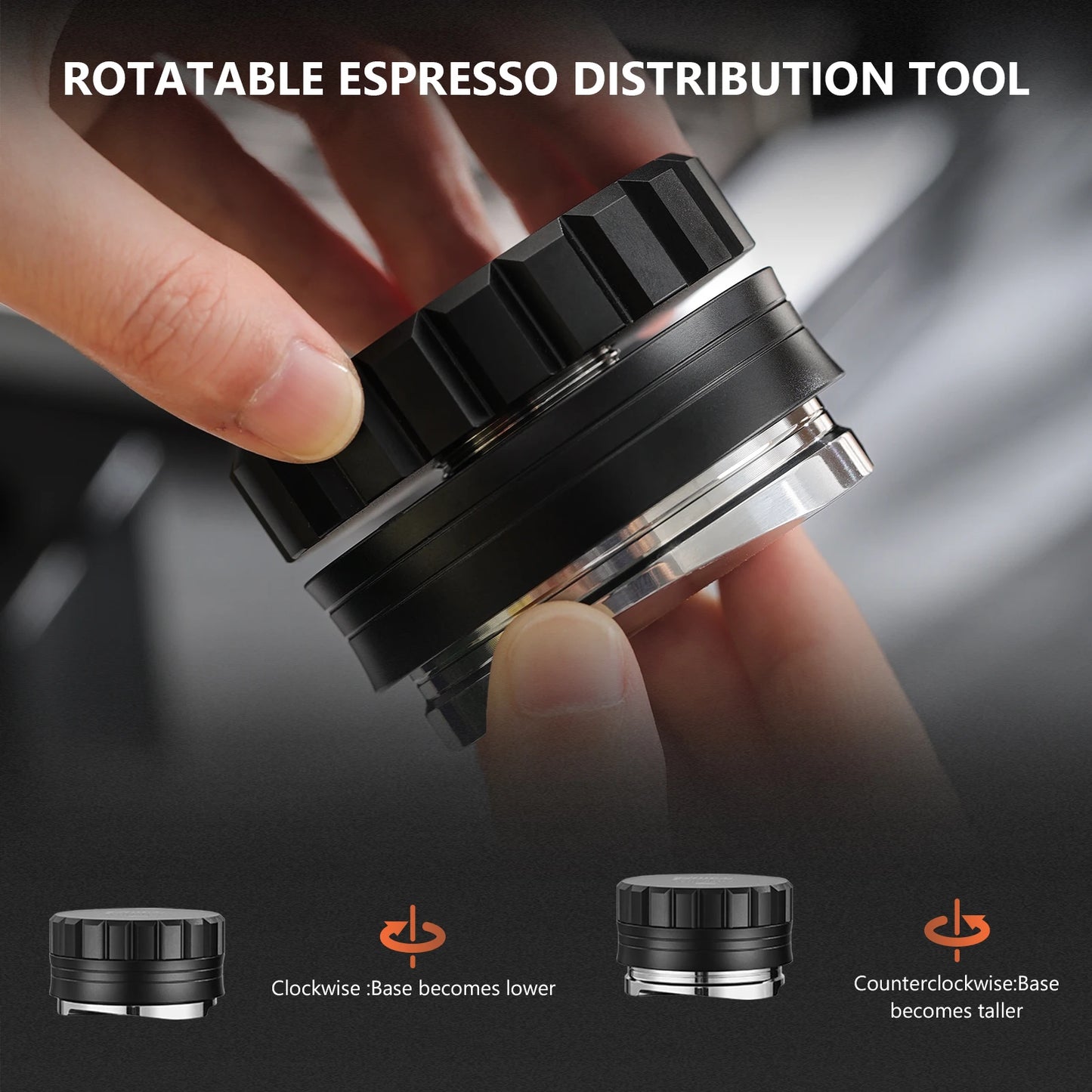 Italian Coffee Powder Set 51/58mm – Just Coffee Stainless Steel Edition