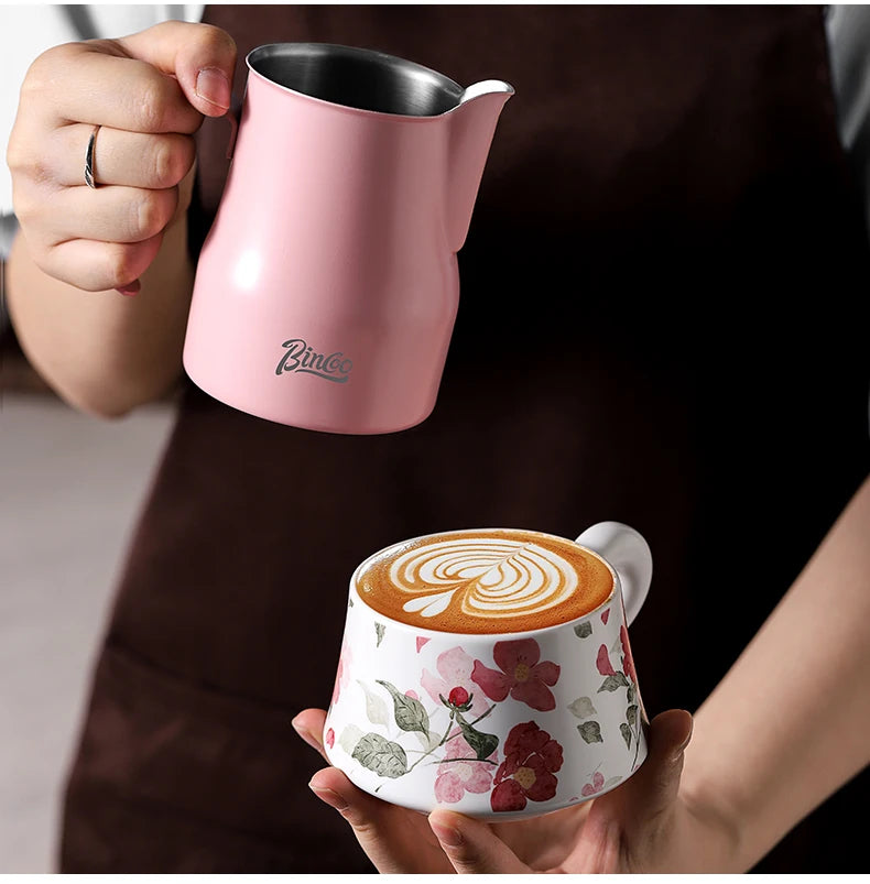 Turbo Milk Frothing Pitcher 300/450ml – Just Coffee Barista Jug