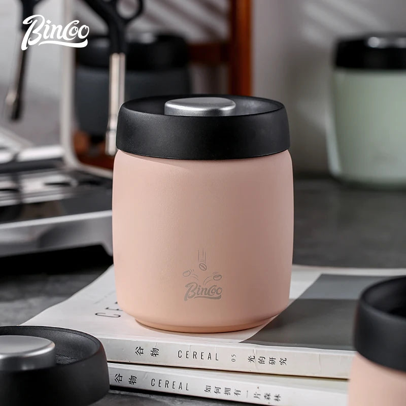 Stainless Steel Coffee Storage Canister – Just Coffee Vacuum Seal Tank