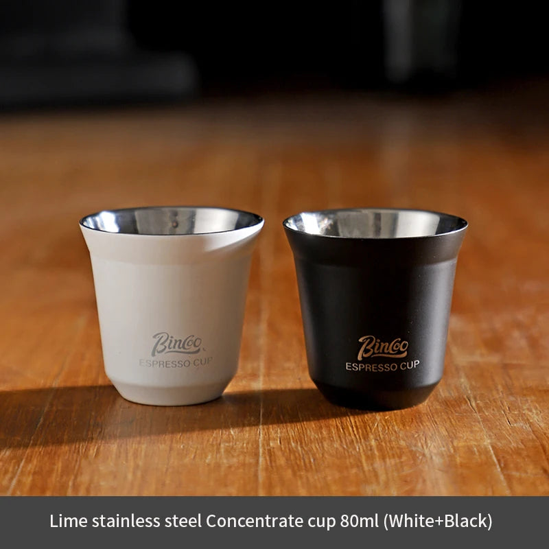 Espresso Double Wall Measuring Cup – Just Coffee Stainless Steel Edition