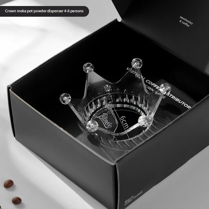 Moka Pot Dosing Ring – Just Coffee Crown Anti-Spill Edition