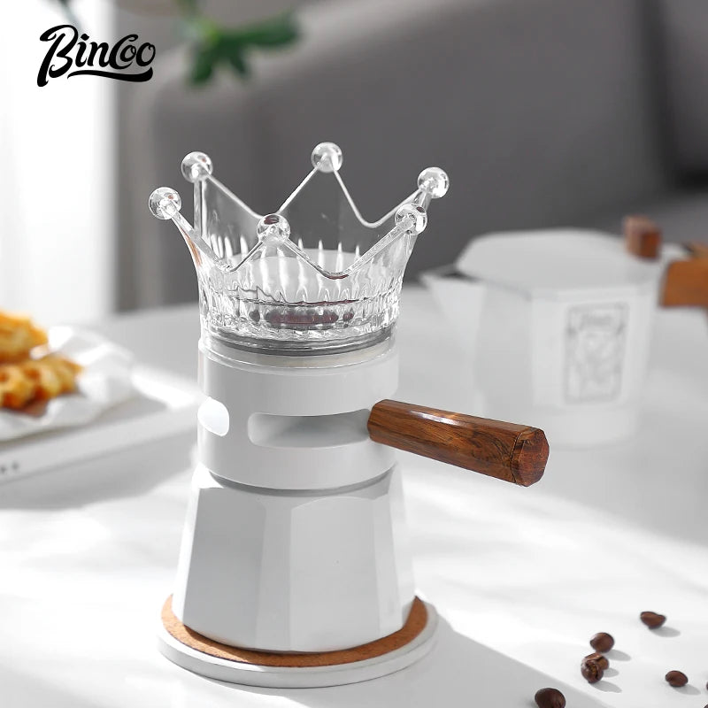 Moka Pot Dosing Ring – Just Coffee Crown Anti-Spill Edition