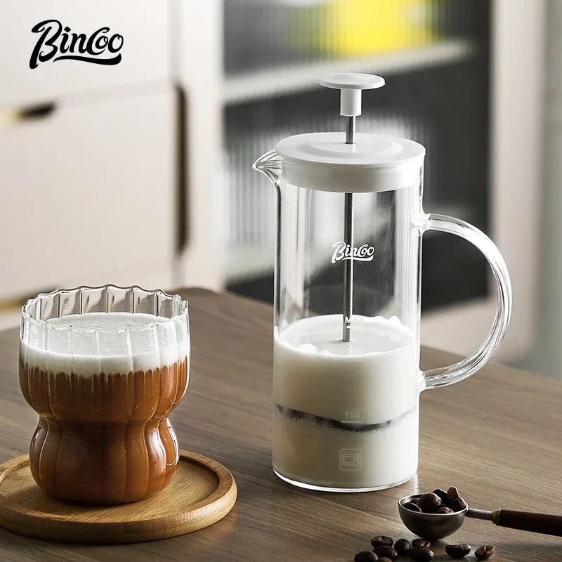 Coffee Press & Milk Beater Set – Just Coffee Hand Brew Filter Pot