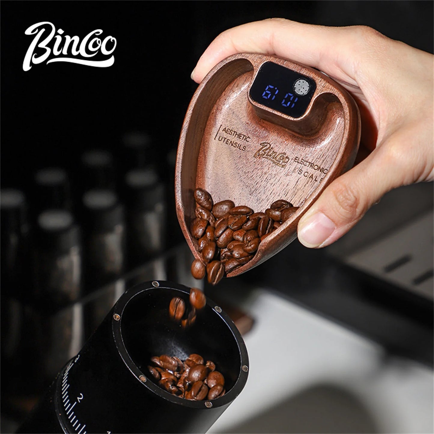 Portable Intelligent Coffee Scale – Just Coffee Rechargeable 0.1g Precision