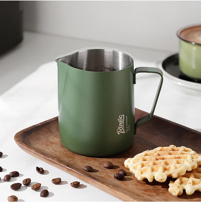 600ml Stainless Steel Milk Frothing Pitcher – Just Coffee Latte Art Pro