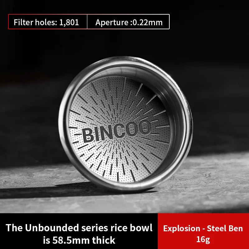 Precision Espresso Filter Basket 51/58.5mm – Just Coffee High Extraction 16/18/20g