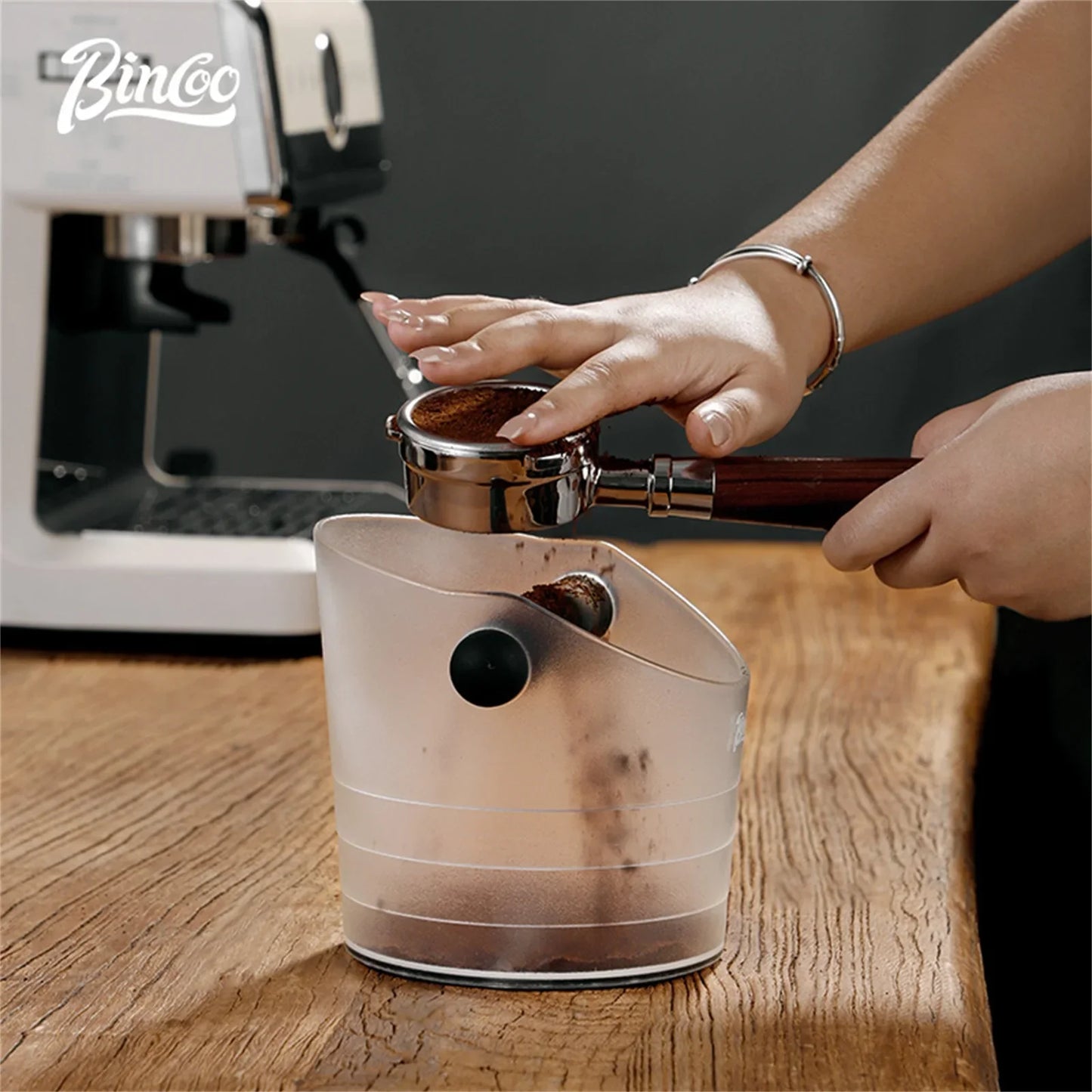 Coffee Knock Box – Just Coffee Barista Grounds Barrel