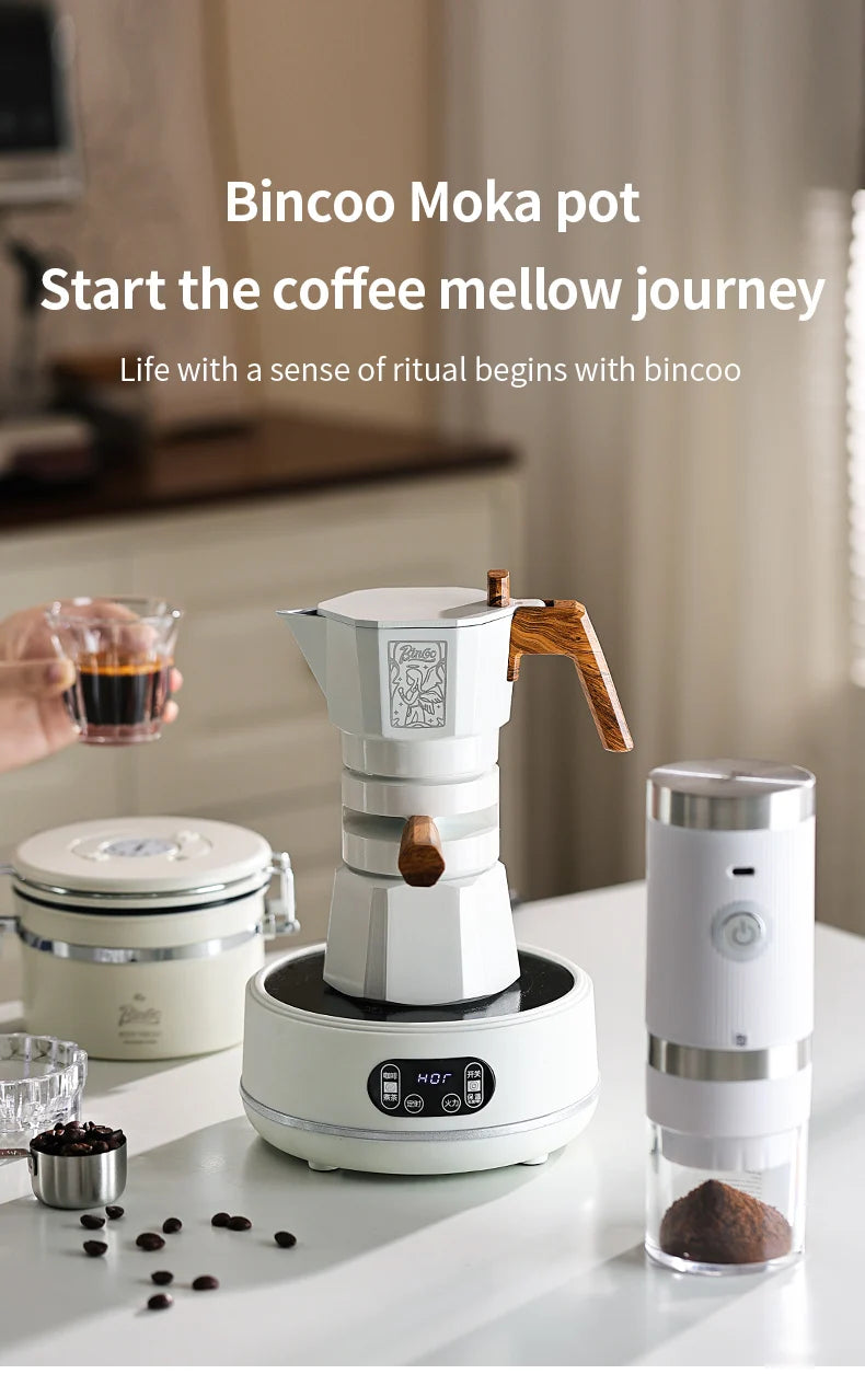 Dual Valve Moka Pot – Just Coffee Thermostatic Espresso Maker