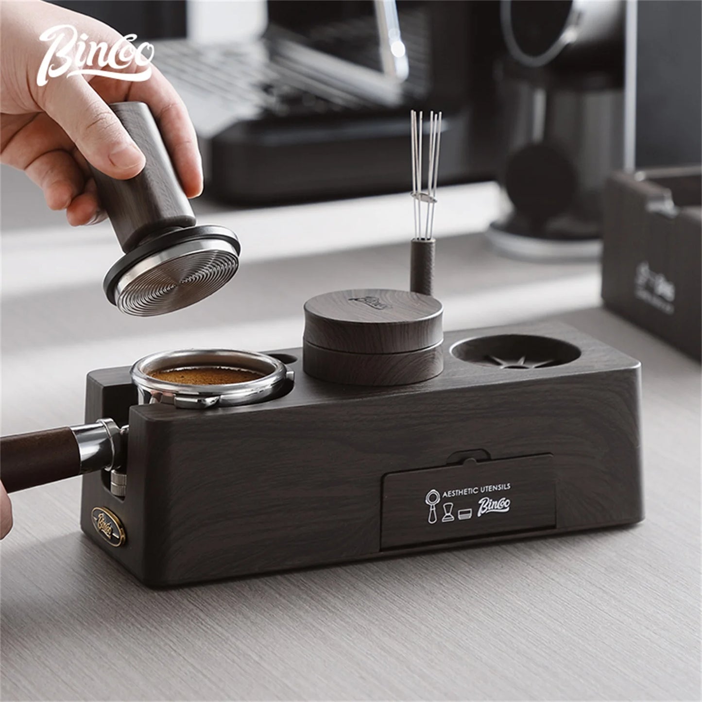Woodgrain Coffee Trio Set 51/58mm – Just Coffee Barista Edition