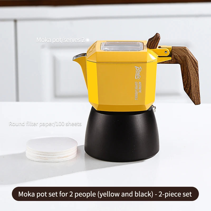 Bird Moka Pot – Just Coffee Small Italian Espresso Maker