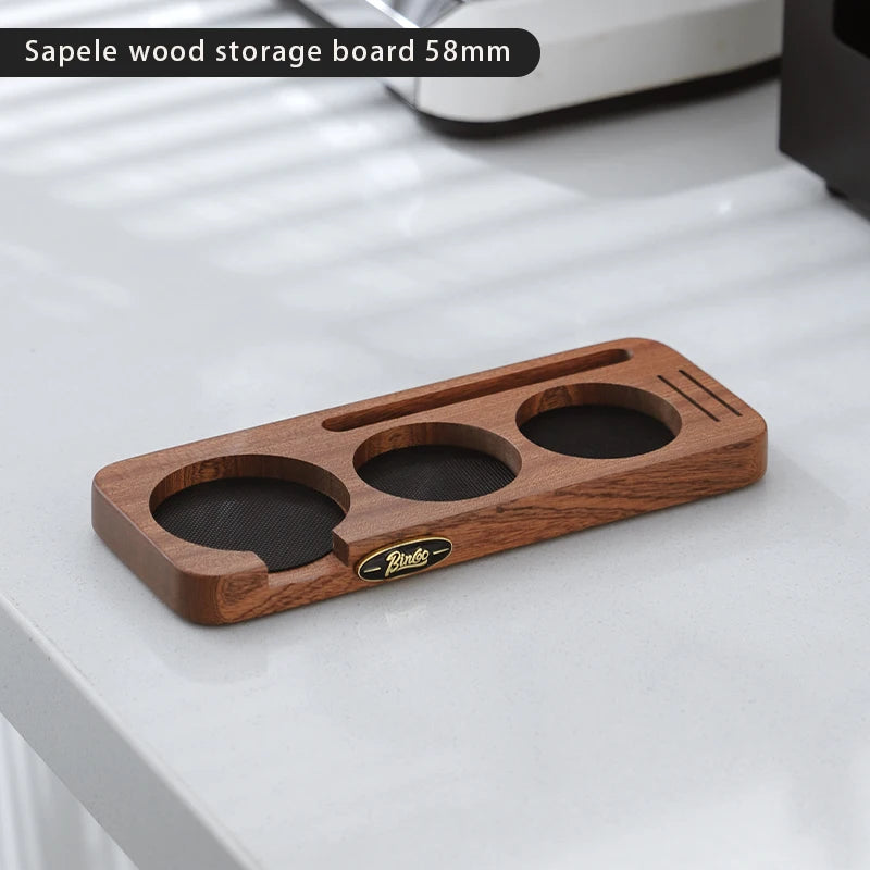 Wooden Coffee Tamper Holder 51/53/58mm – Just Coffee Barista Base