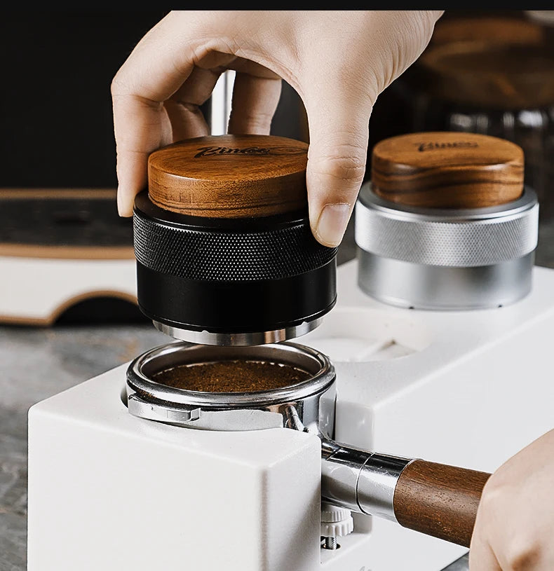 2-in-1 Constant Force Coffee Tamper 51/58mm – Just Coffee Elastic Press