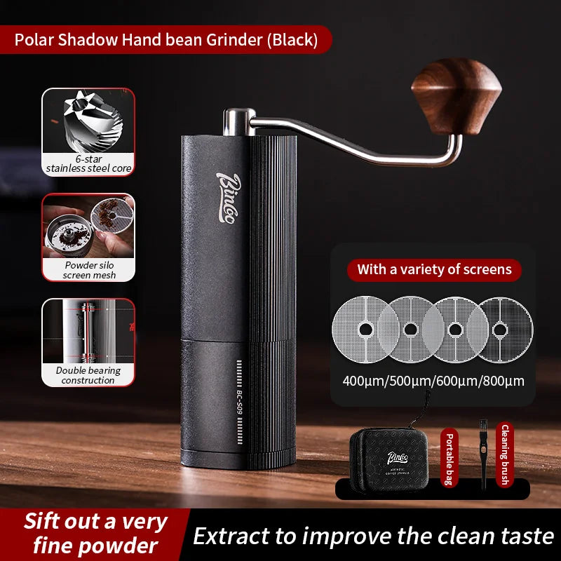 Chestnut SM09 Manual Coffee Grinder – Just Coffee All-Metal Hand Mill
