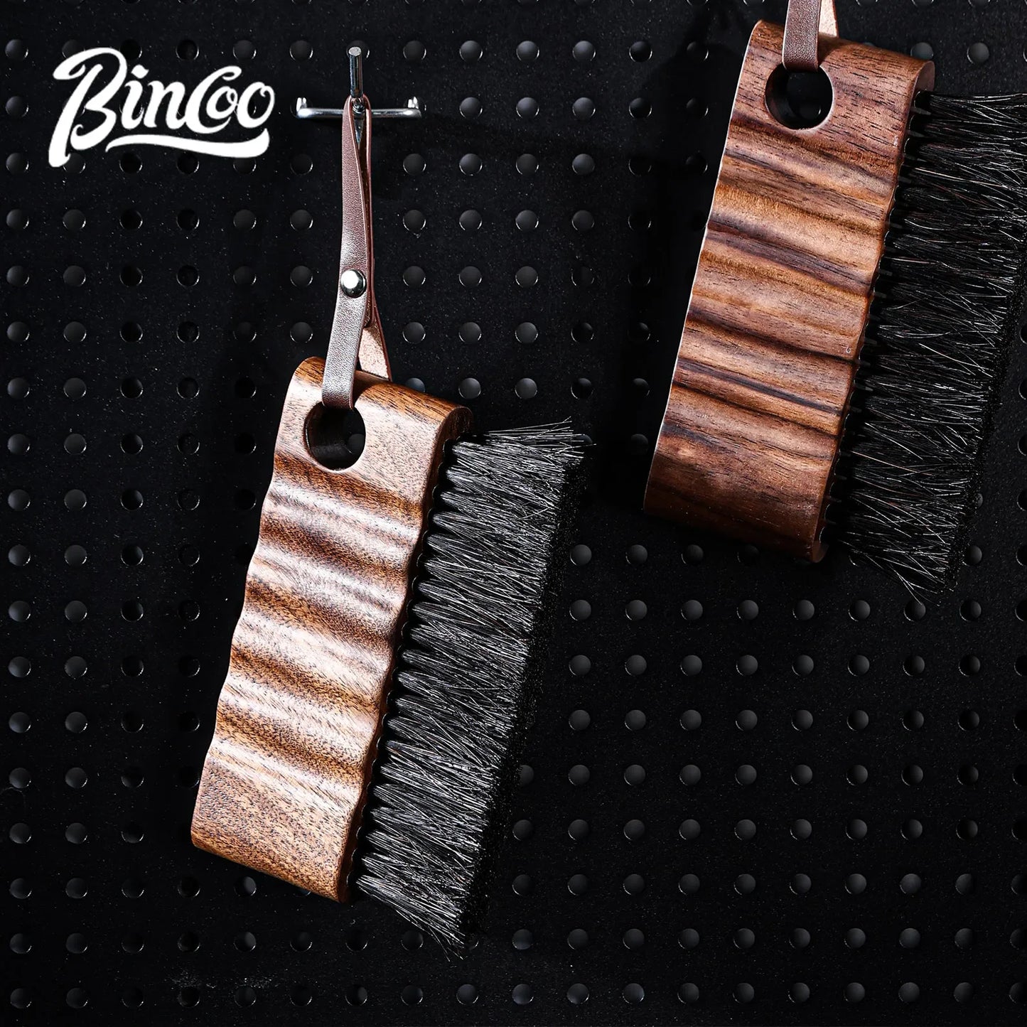 Coffee Grinder Cleaning Brush – Just Coffee Wooden Bristle Edition