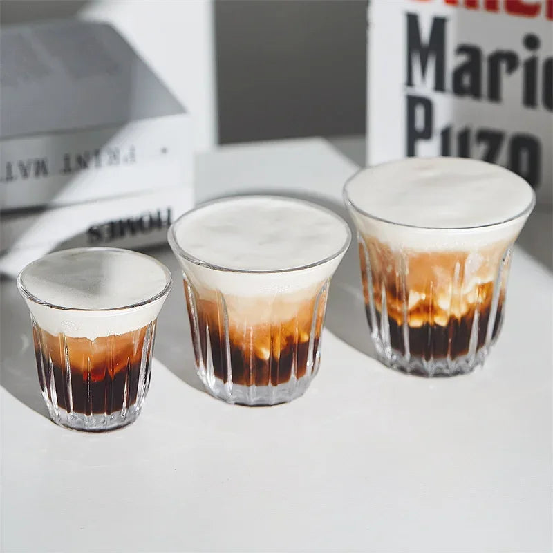 Glass Espresso & Latte Cup 90/160/200ml – Just Coffee Vintage Edition