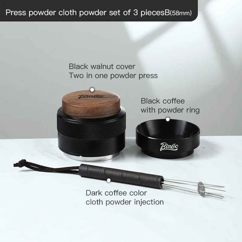 2-in-1 Constant Force Coffee Tamper 51/58mm – Just Coffee Elastic Press