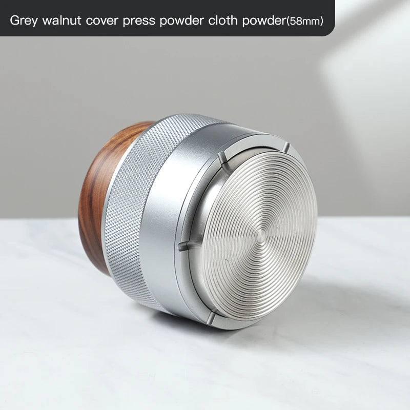 2-in-1 Constant Force Coffee Tamper 51/58mm – Just Coffee Elastic Press