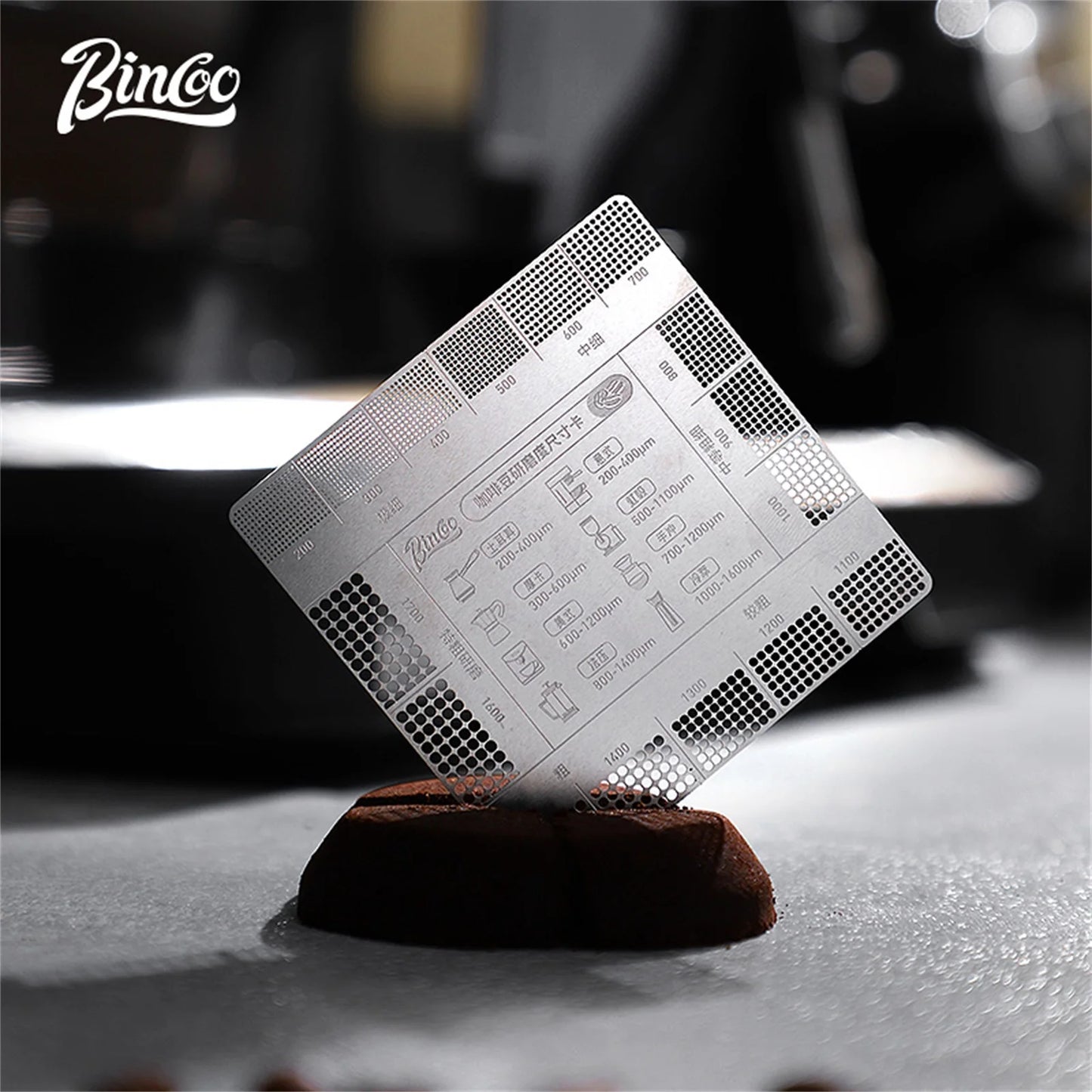 Stainless Steel Coffee Grind Size Ruler – Just Coffee Barista Reference Tool