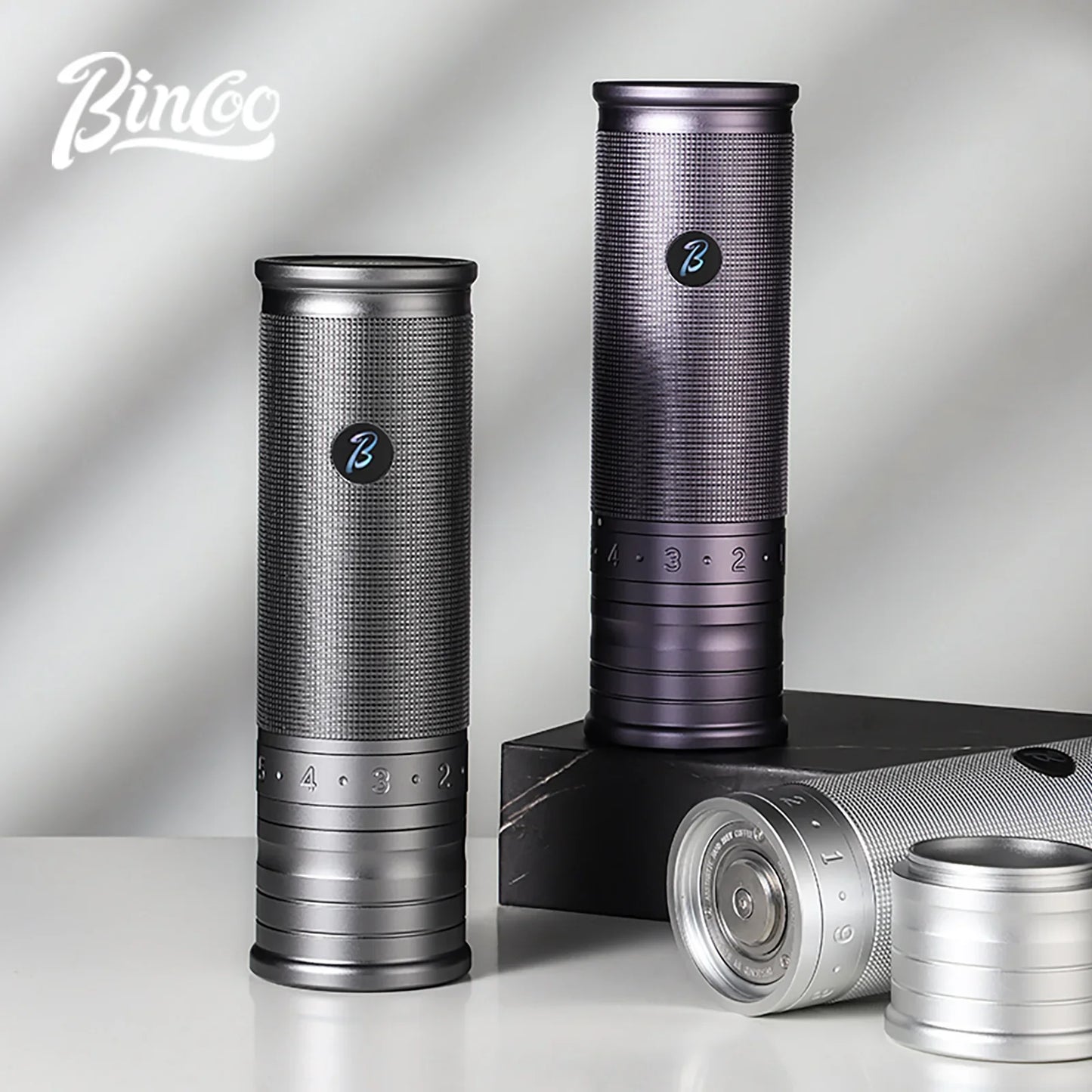 Electric Coffee Bean Grinder – Just Coffee All-Metal Portable Mini Mill