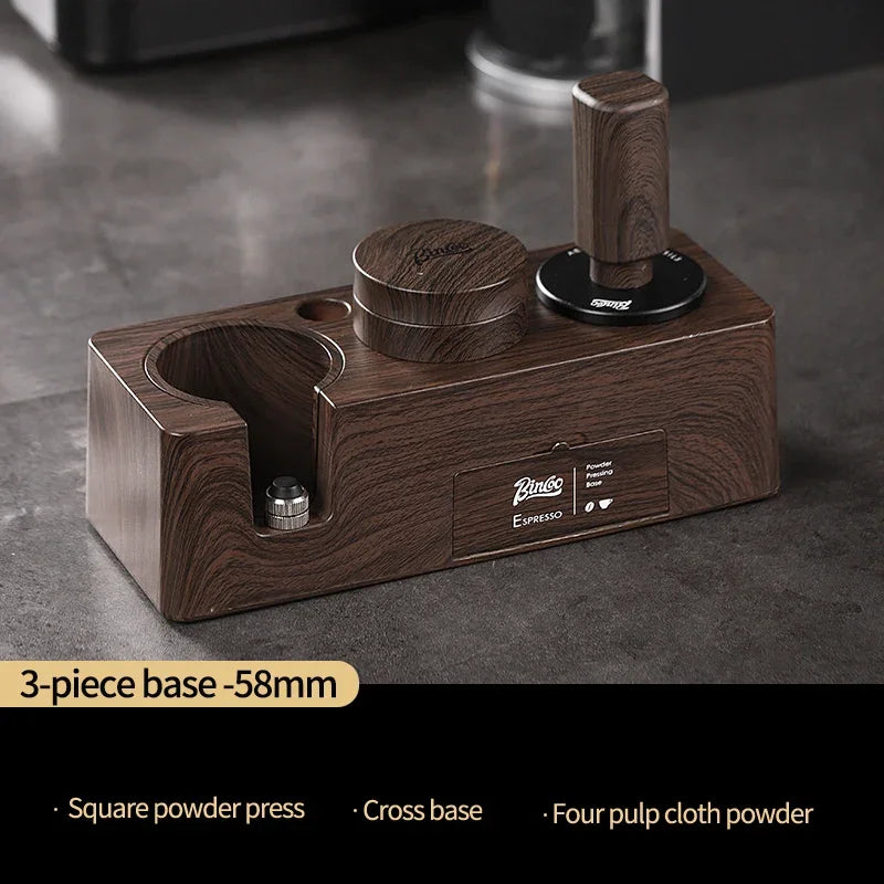 9-Piece Coffee Tamping Station Set 51–58mm – Just Coffee Barista Kit