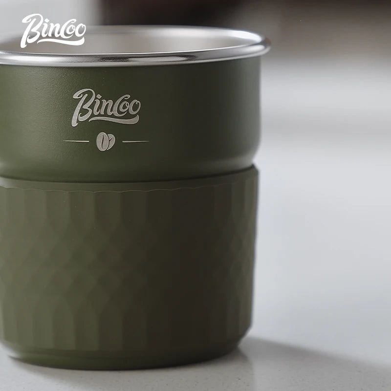 Outdoor Camping Coffee Cup – Just Coffee Stainless Steel Portable Mug