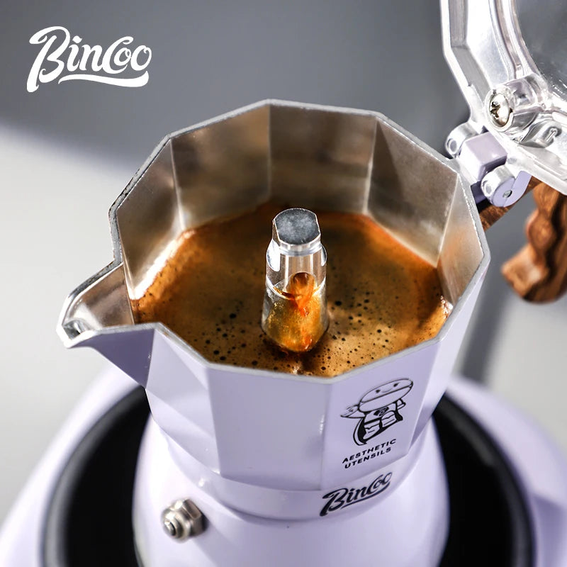 Double Valve Moka Pot 2-Cup – Just Coffee Pressurized Espresso Maker 220V