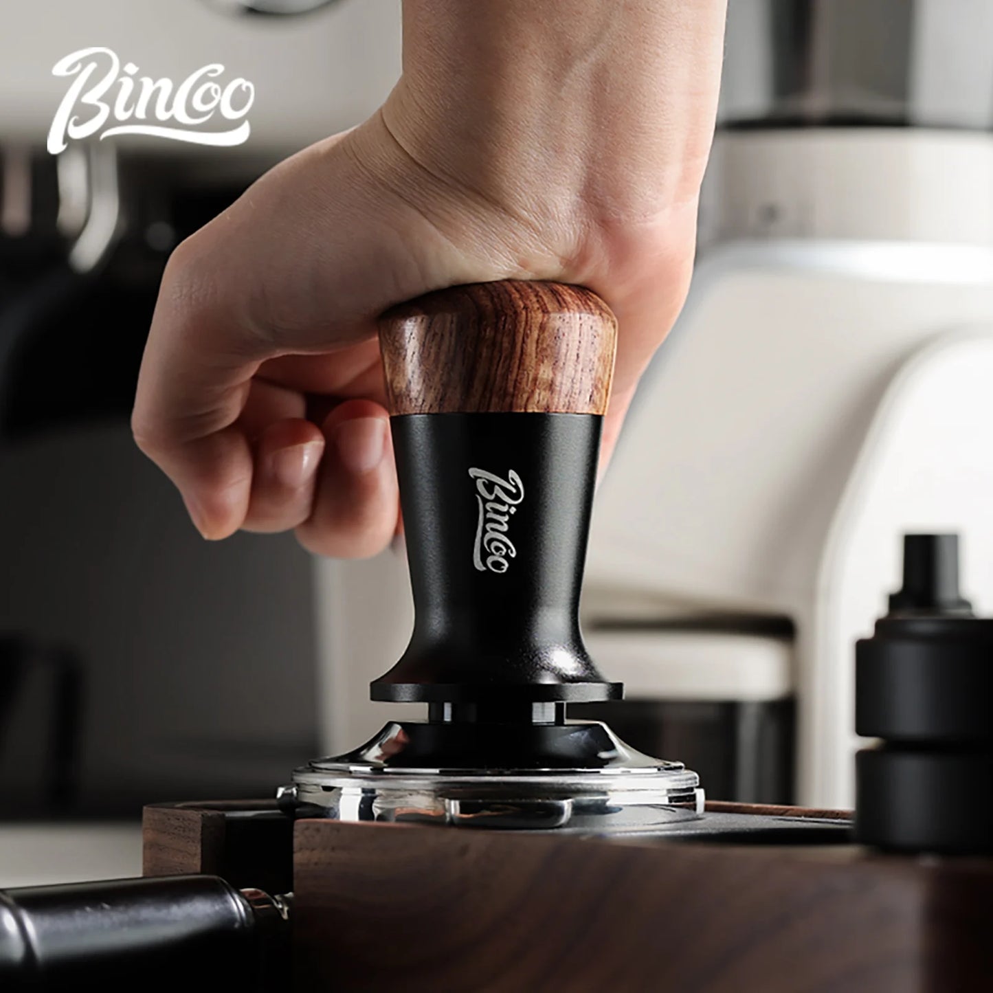 Wood Coffee Tamper Station 51–58mm – Just Coffee Barista Rack