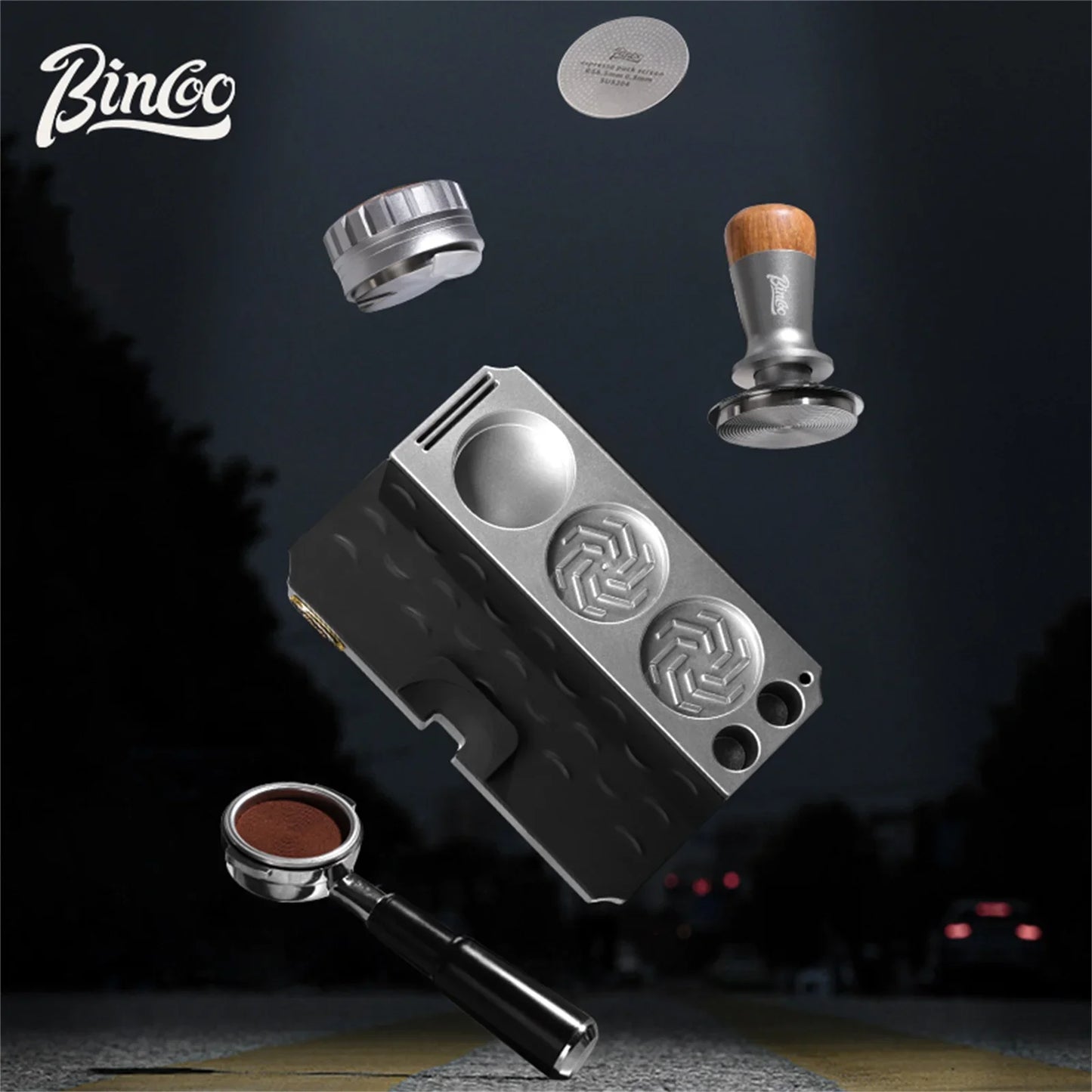 Coffee Tamper Station Stand 51–58mm – Just Coffee Barista Base