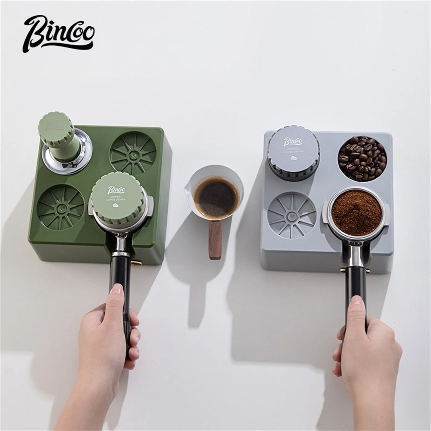 Coffee Tamper Station 51/53/58mm – Just Coffee Barista Holder Set