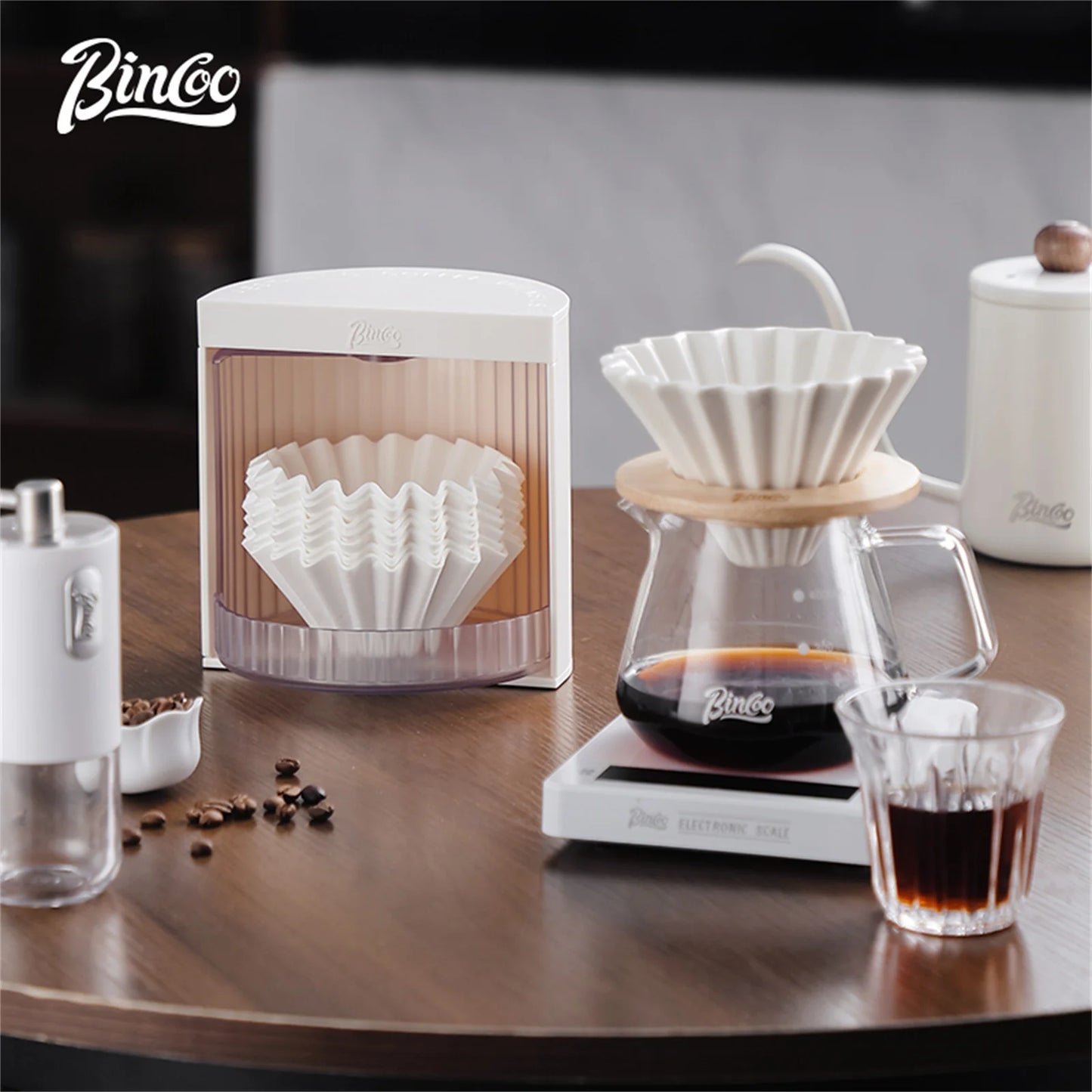 Coffee Filter Paper Storage Box – Just Coffee Dust-Proof Holder (150pcs)