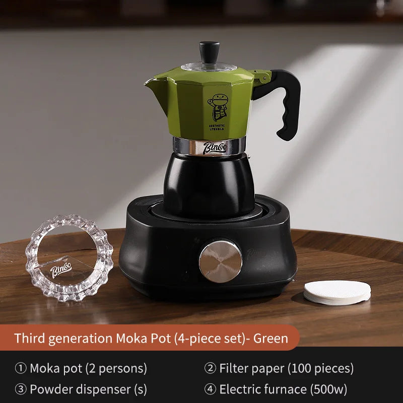 Double Valve Moka Pot – Just Coffee Italian Espresso Mocha Maker