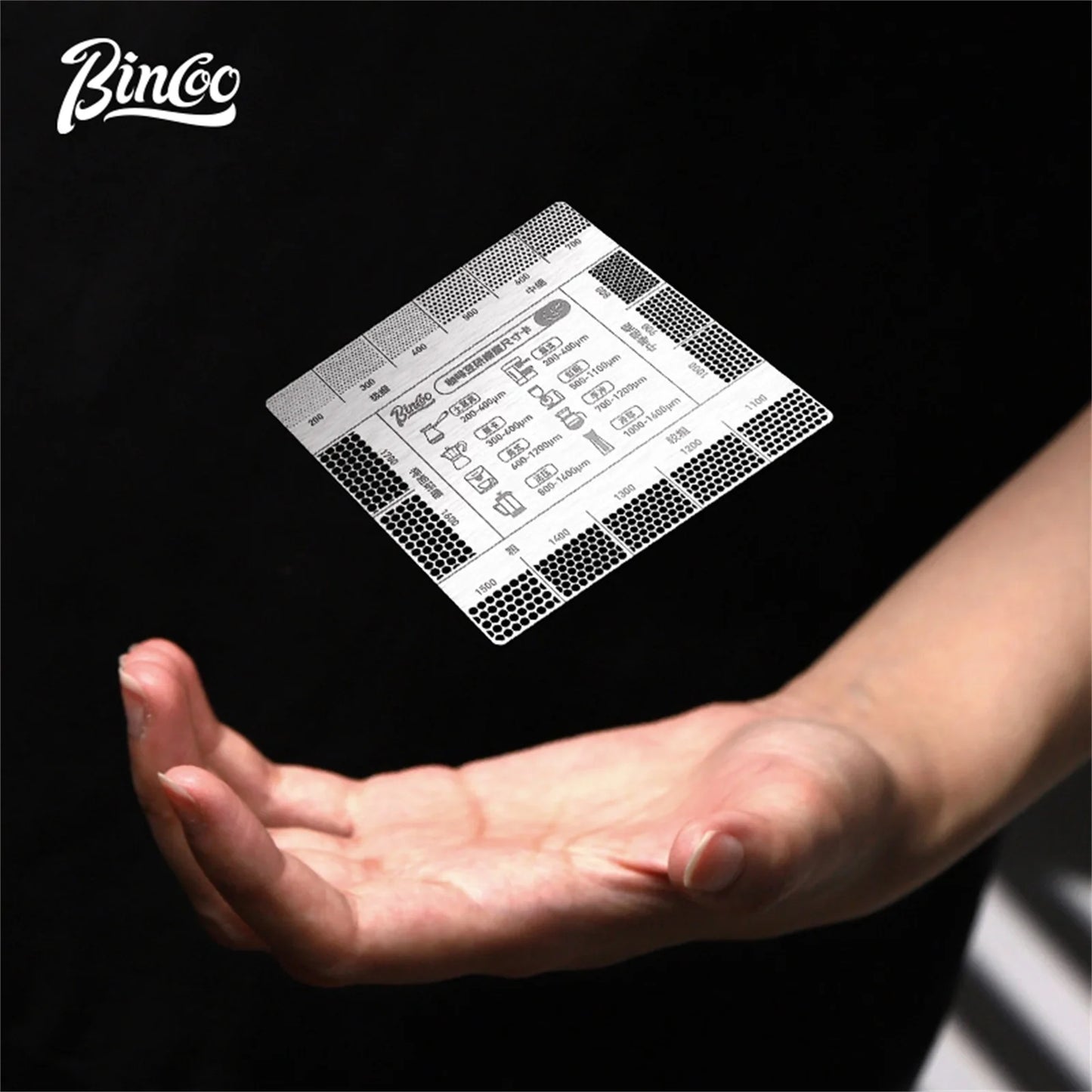 Stainless Steel Coffee Grind Size Ruler – Just Coffee Barista Reference Tool