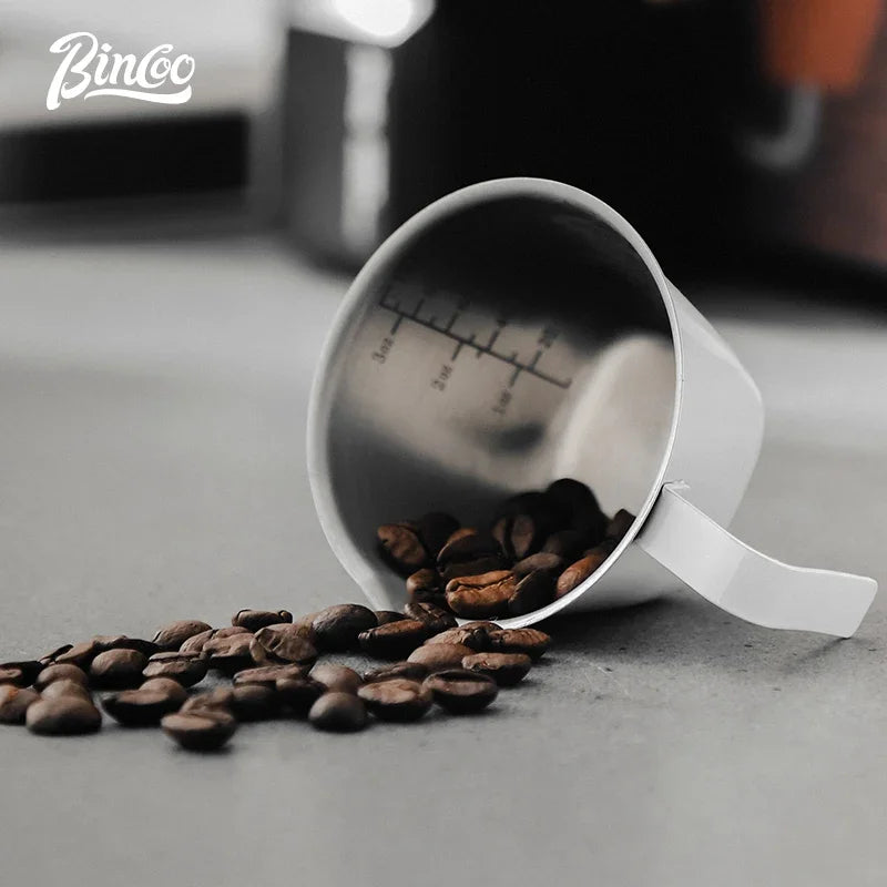 Stainless Steel Espresso Measuring Cup – Just Coffee Barista Edition