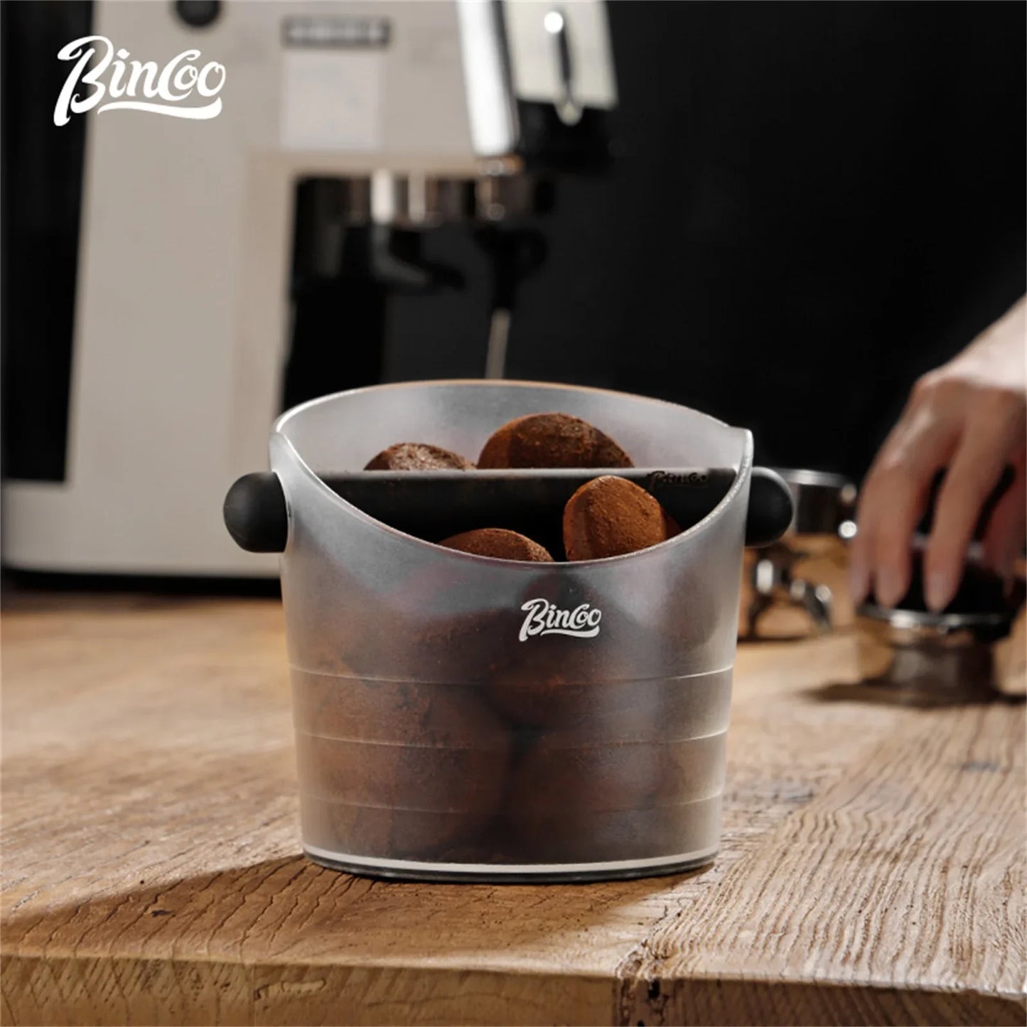 Coffee Knock Box – Just Coffee Barista Grounds Barrel