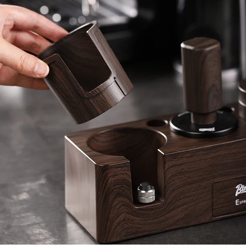 9-Piece Coffee Tamping Station Set 51–58mm – Just Coffee Barista Kit