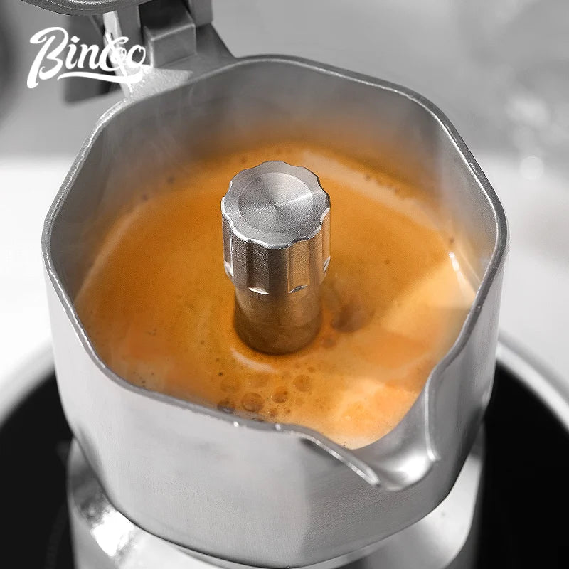 Three Valve Moka Pot – Just Coffee 316 Stainless Steel Espresso Maker