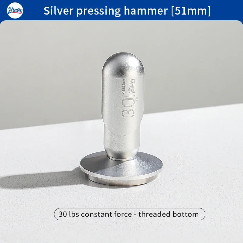 Italian Constant Force Coffee Tamper 30lb 51/58mm – Just Coffee Auto-Rebound Edition
