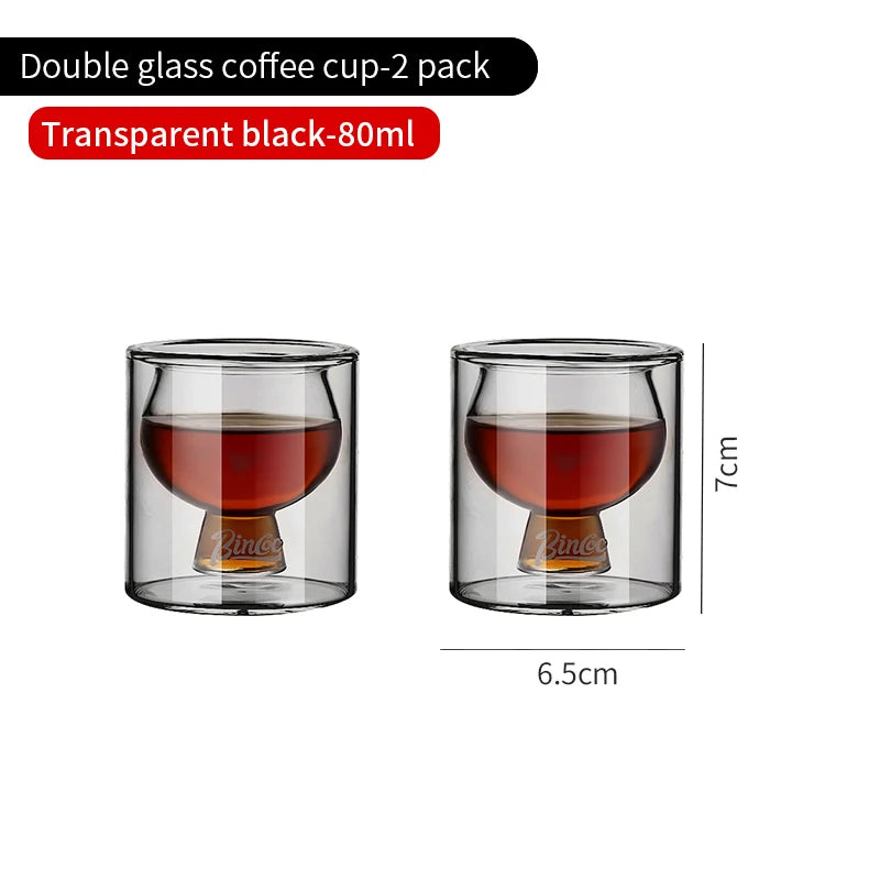 Double Layer Glass Coffee Cup – Just Coffee Heat-Resistant Edition