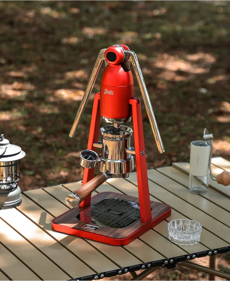 Manual Hand Press Coffee Machine – Just Coffee Double Rod Edition