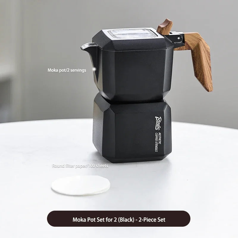 Small Rubik’s Cube Moka Pot – Just Coffee Double Valve Square Espresso Maker