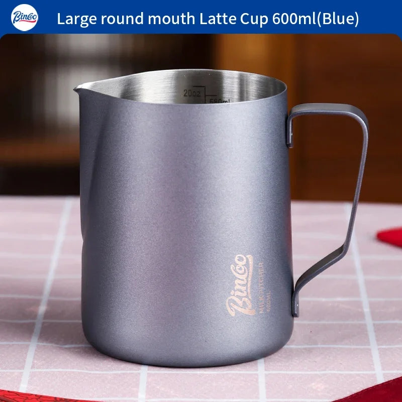 Milk Frothing Pitcher 350/600ml – Just Coffee Stainless Steel Jug