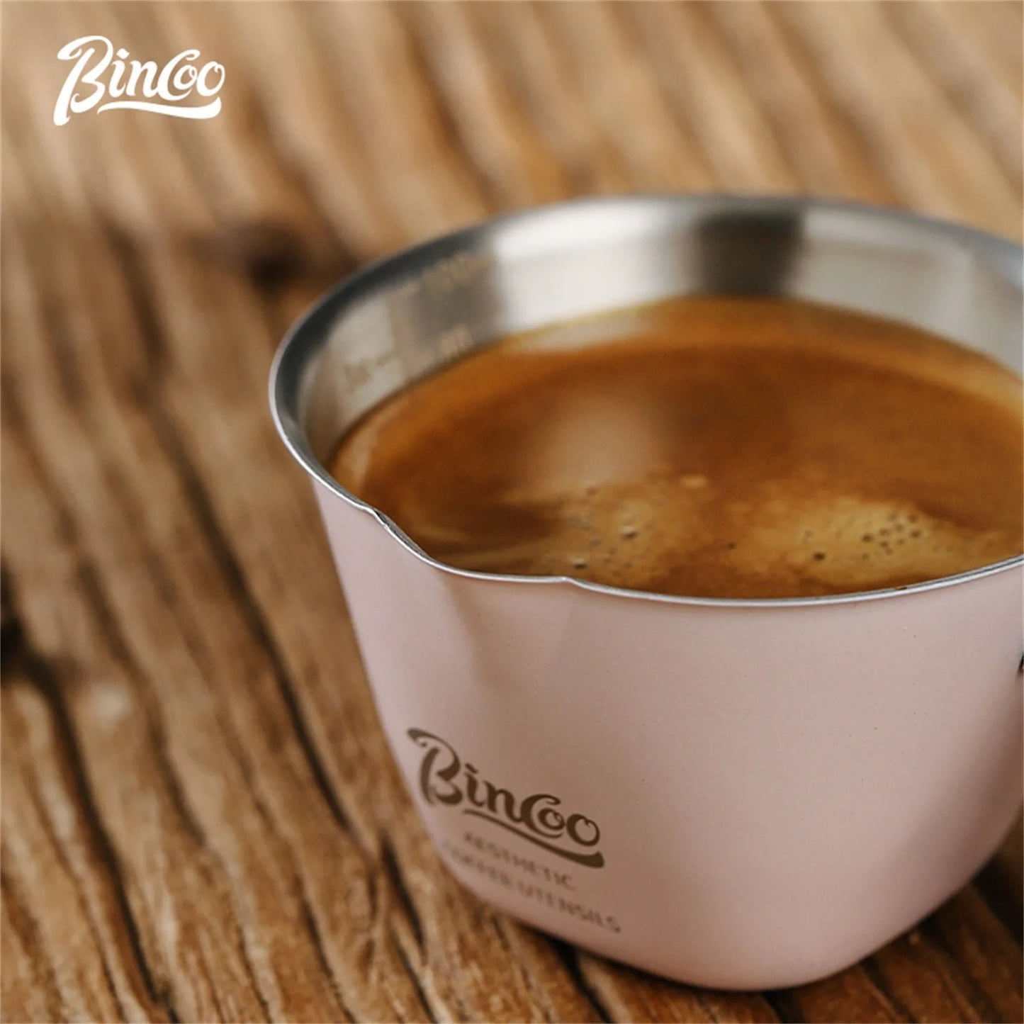 Stainless Steel Espresso Measuring Cup – Just Coffee Ounce Scale Edition