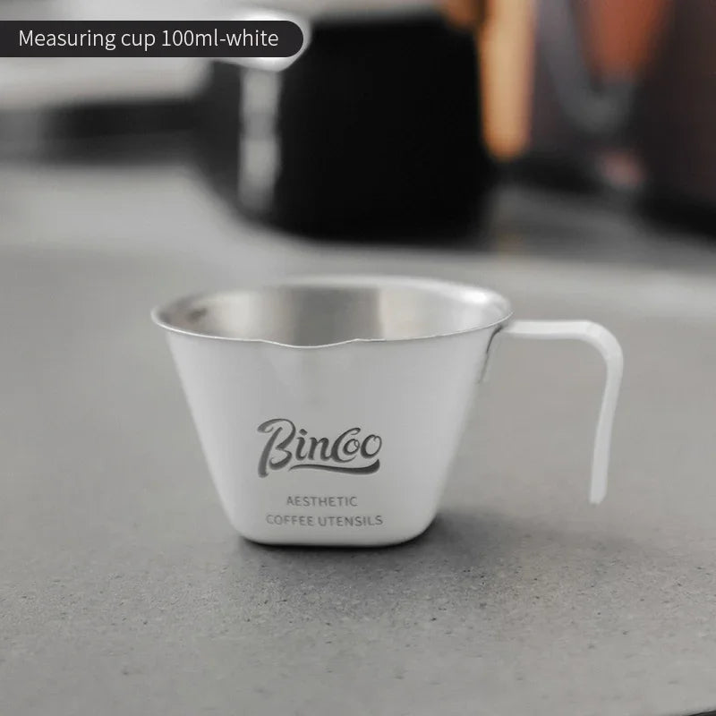 Stainless Steel Espresso Measuring Cup – Just Coffee Barista Edition